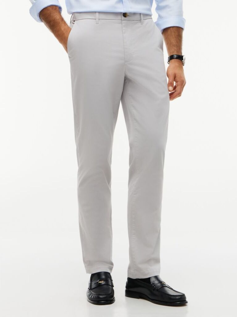 Grey 1985 Collection Denton Fitted Chinos  Men