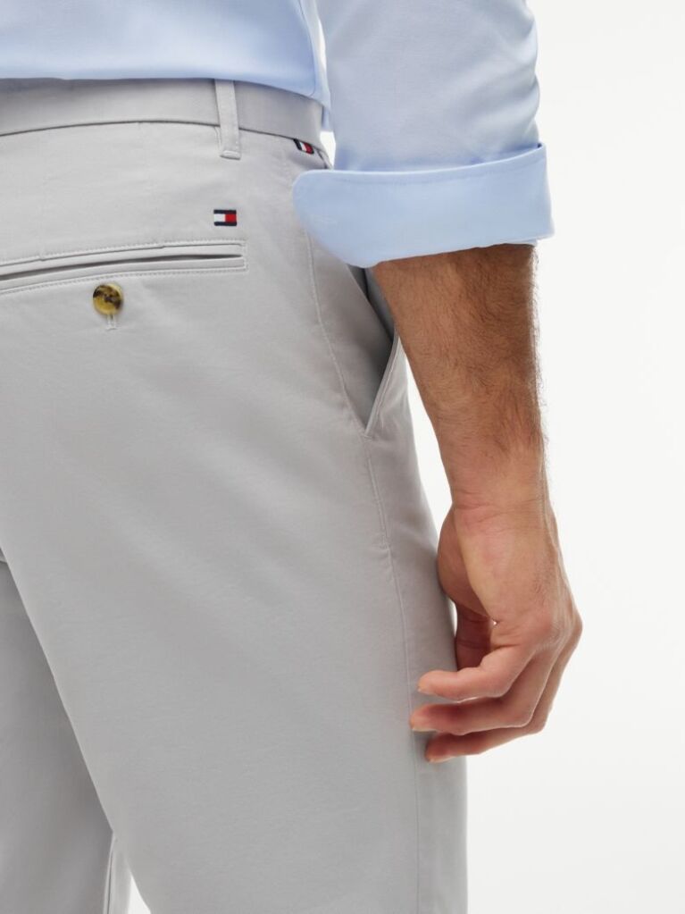 Grey 1985 Collection Denton Fitted Chinos  Men