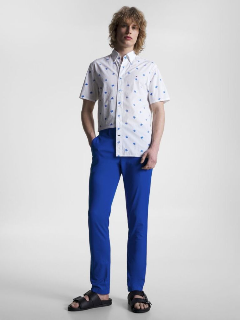 Blue Bleecker Slim Chinos  Men