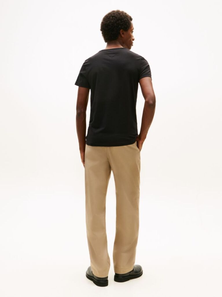 Μαύρο TH Flex T-Shirt Σε Slim Γραμμή  Άνδρες