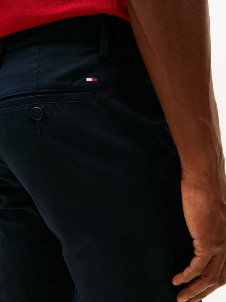 Μπλε Bleecker Παντελόνι Chinos Από Ελαστικό Βαμβάκι  Άνδρες