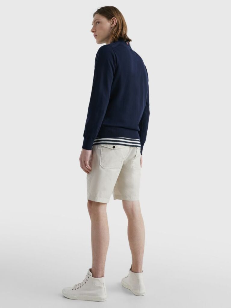 Blue 1985 Crew Neck Sweater  Men