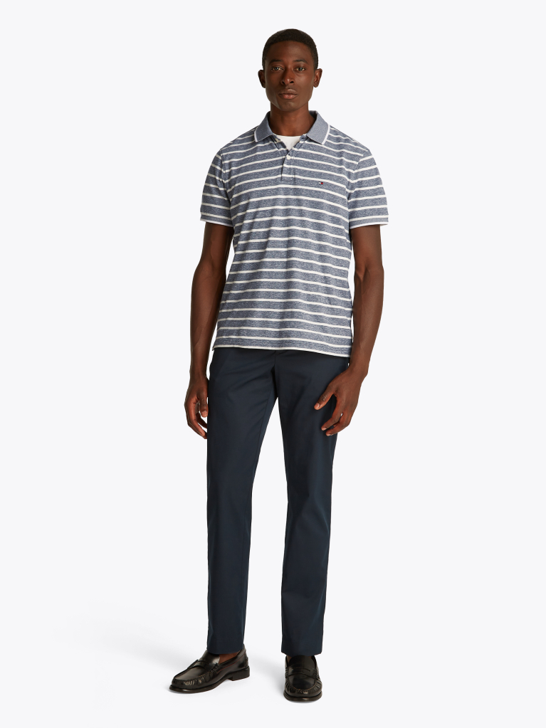 Multi Regular Fit Linen Polo Shirt  Men