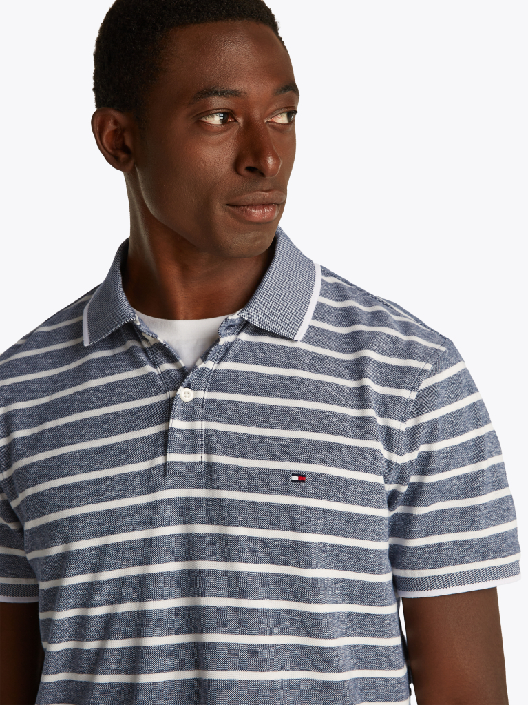 Multi Regular Fit Linen Polo Shirt  Men