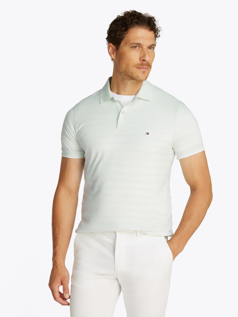 Multi Regular Fit Linen Polo Shirt  Men