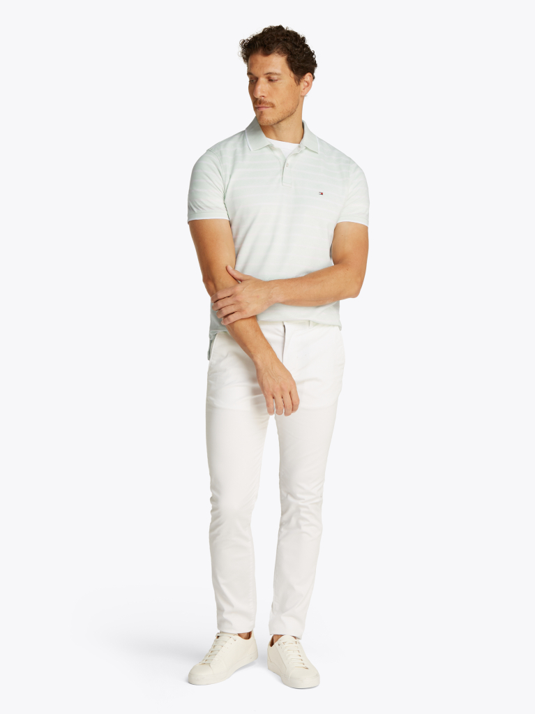Multi Regular Fit Linen Polo Shirt  Men