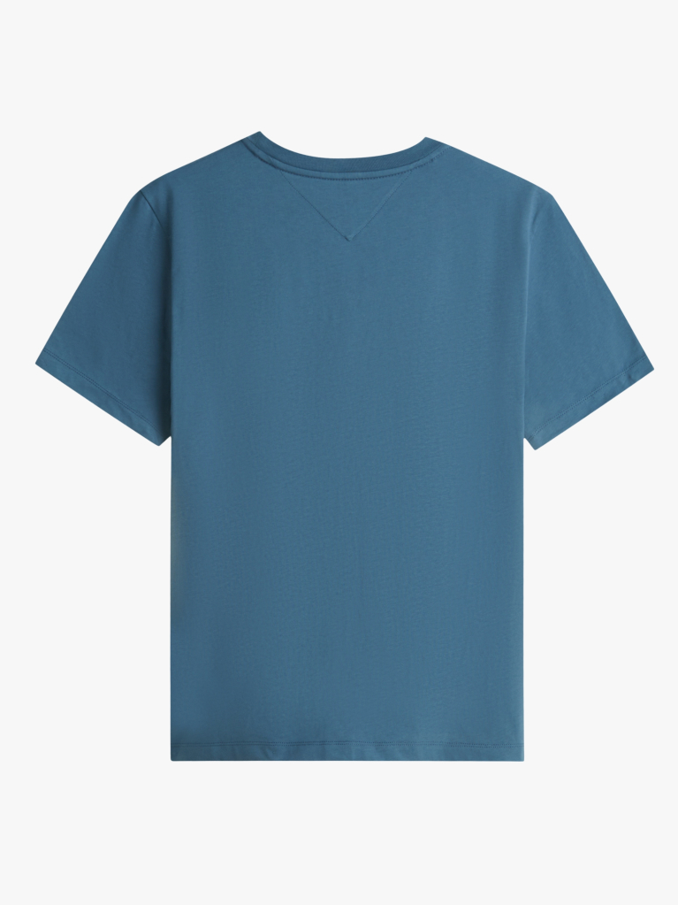 Μπλε T-Shirt Με Λογότυπο Και Κλασική Λαιμόκοψη  Άνδρες