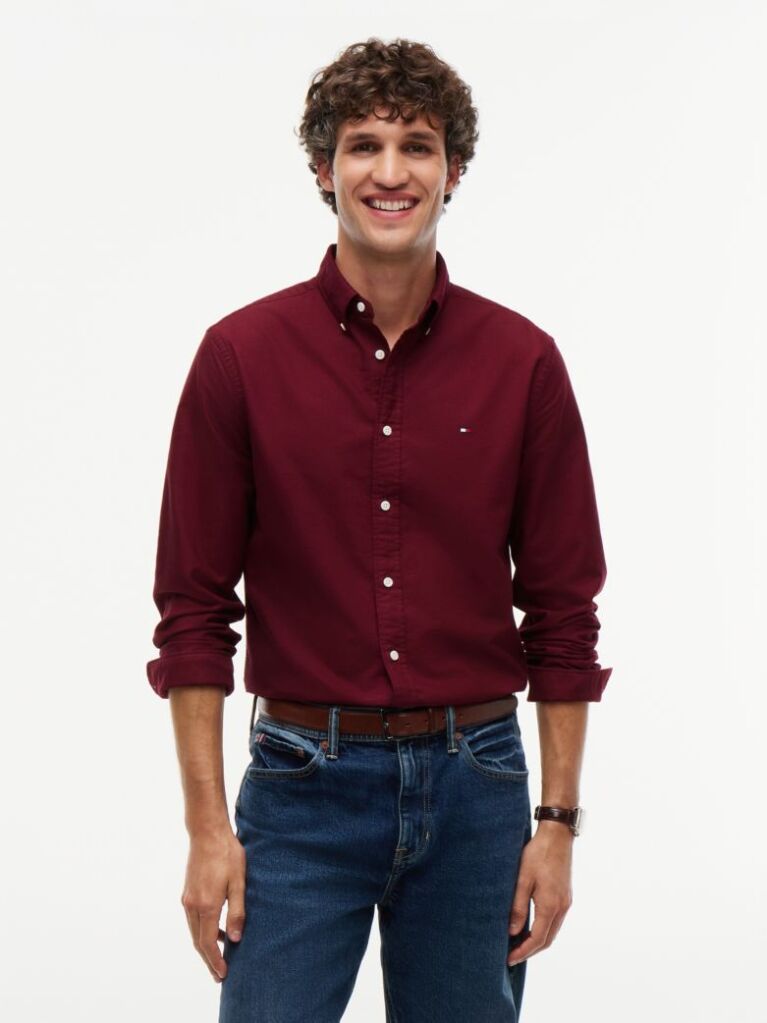 Red Heritage Regular Fit Oxford Shirt  Men