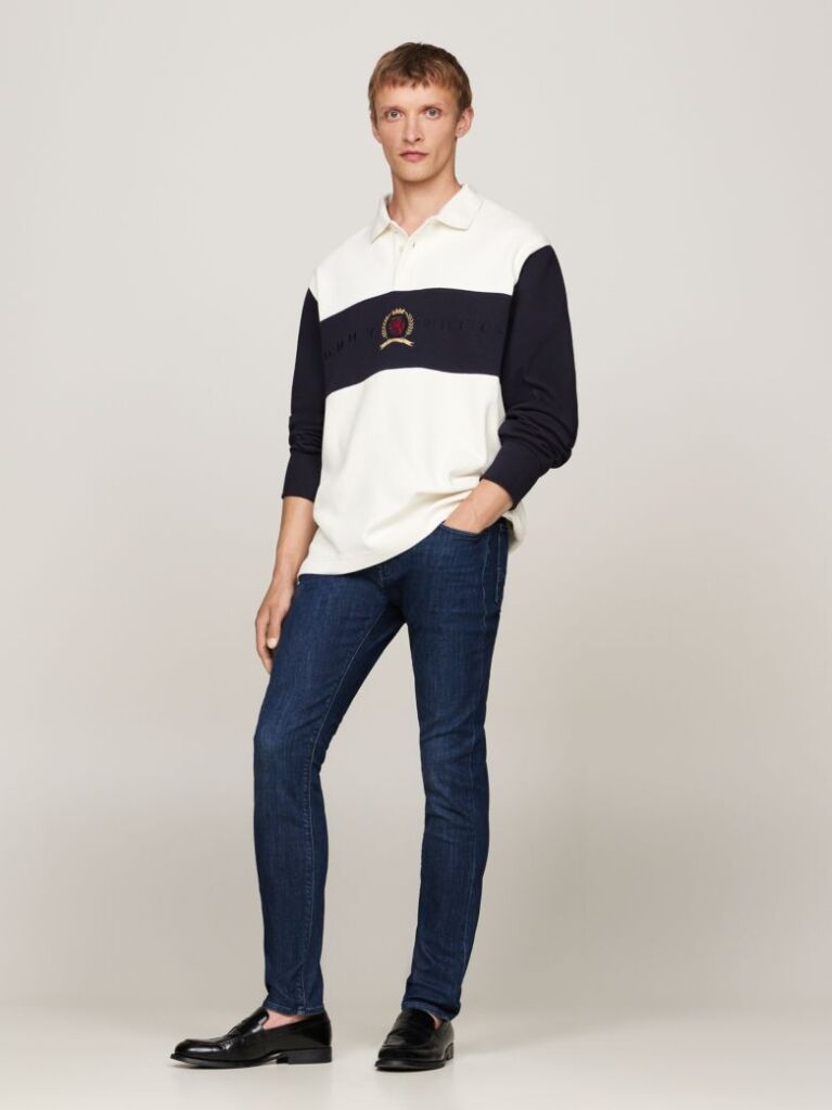 Blue TH Flex Bleecker Slim Jeans  Men