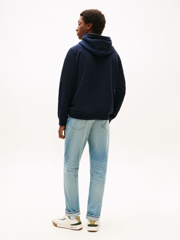 Μπλε Hoody Από Fleece Με Κορδόνι  Άνδρες