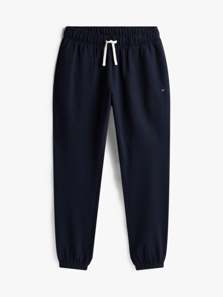 Blue Cuffed Leg Fleece Joggers  Men