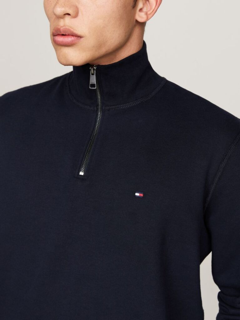 Μπλε Φούτερ Fleece Με Φερμουάρ  Άνδρες