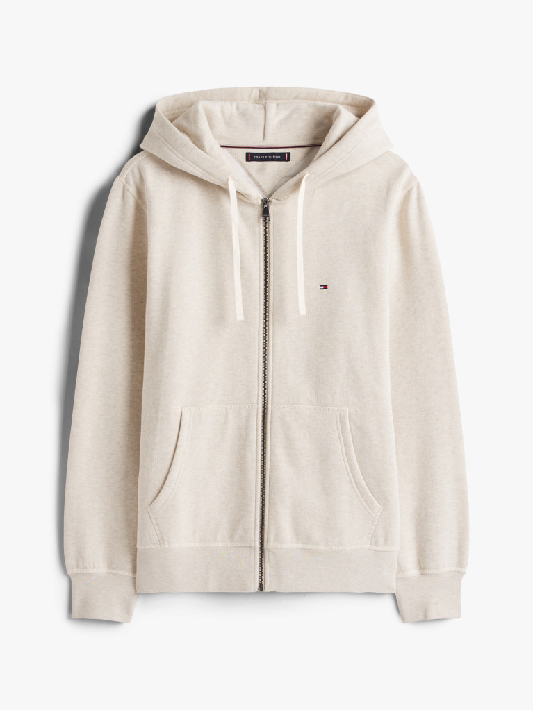 Μπεζ Hoody Fleece Με Φερμουάρ  Άνδρες
