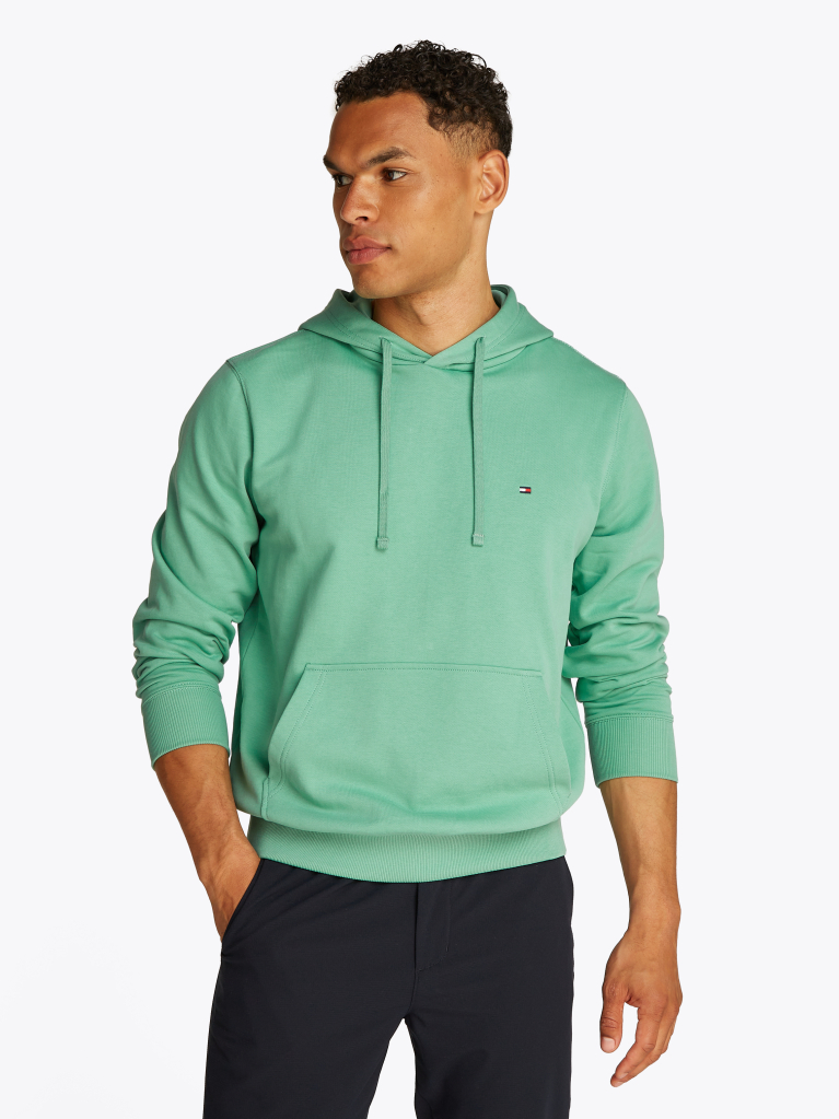 Green Flag Embroidery Terry Hoody  Men
