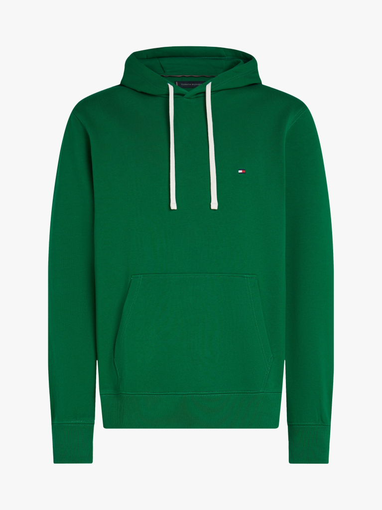 Πράσινο Hoody Από Βαμβακερό Terry Με Κεντητό Σημαιάκι  Άνδρες