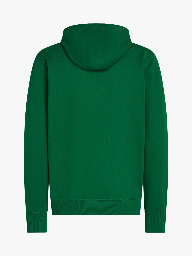 Πράσινο Hoody Από Βαμβακερό Terry Με Κεντητό Σημαιάκι  Άνδρες