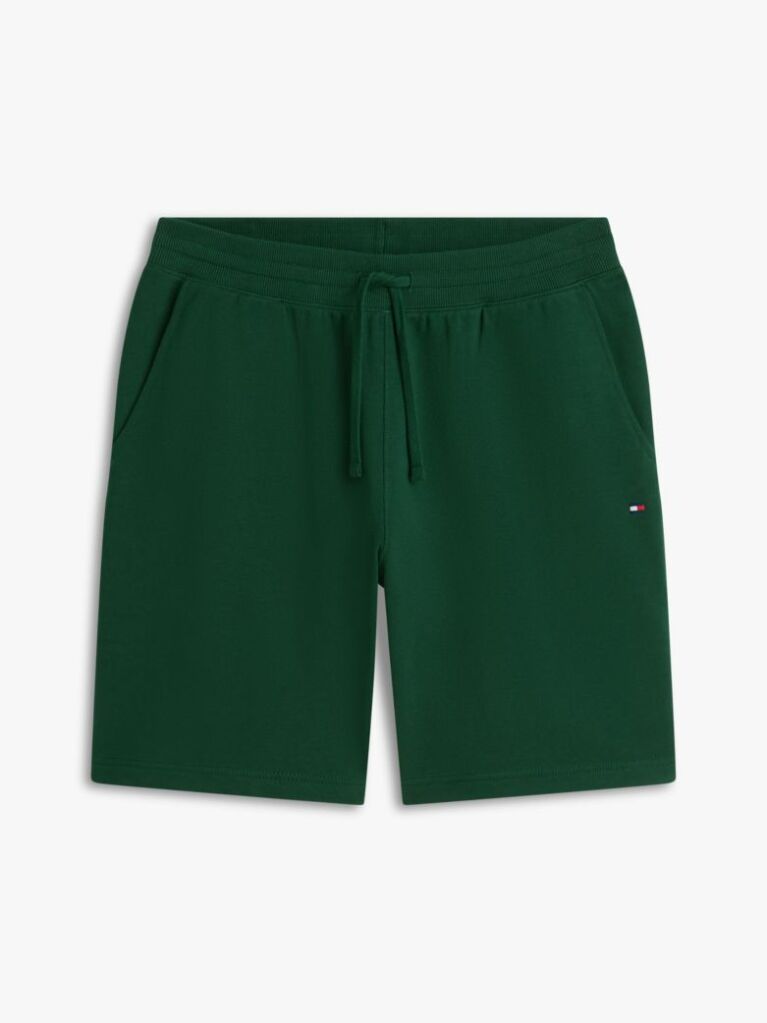 Green Flag Embroidery Sweat Bermuda Shorts  Men