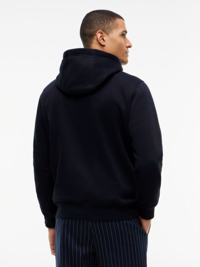 Μπλε Hoody Με Λογότυπο  Άνδρες