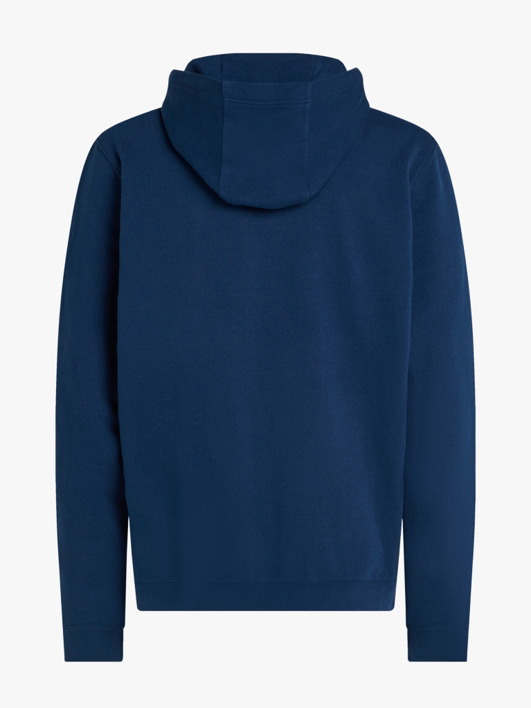Μπλε Hoody Με Κεντητό Λογότυπο  Άνδρες