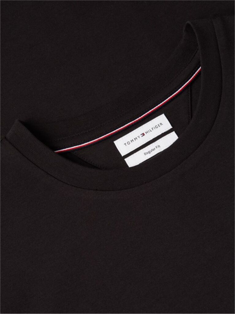 Black Interlock Knit T-Shirt  Men