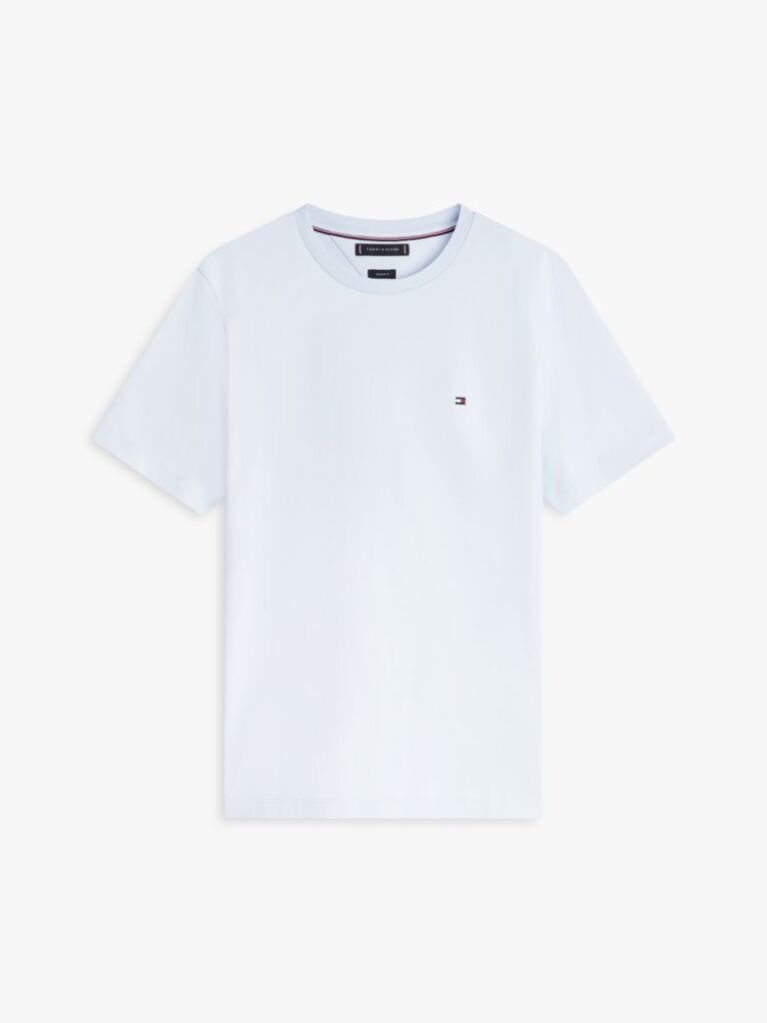 Μπλε Interlock Πλεκτό T-Shirt  Άνδρες