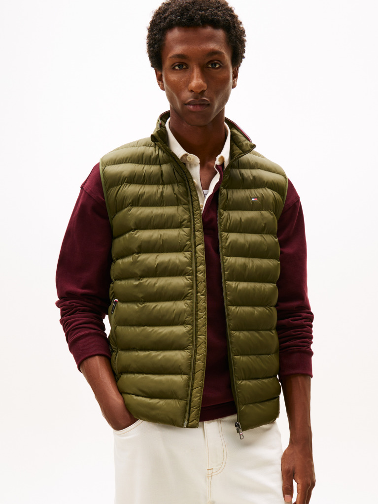 Πράσινο Αναδιπλούμενο Αδιάβροχο Γιλέκο  Άνδρες