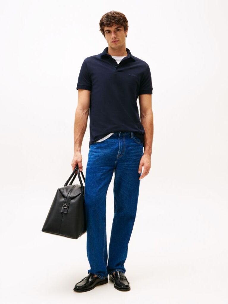 Blue Regular Fit Hilfiger Monotype Polo Shirt  Men