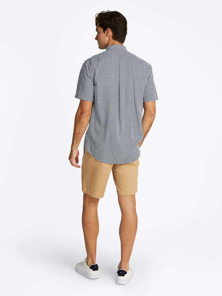 Multi Geometric Print Regular Fit Shirt  Men