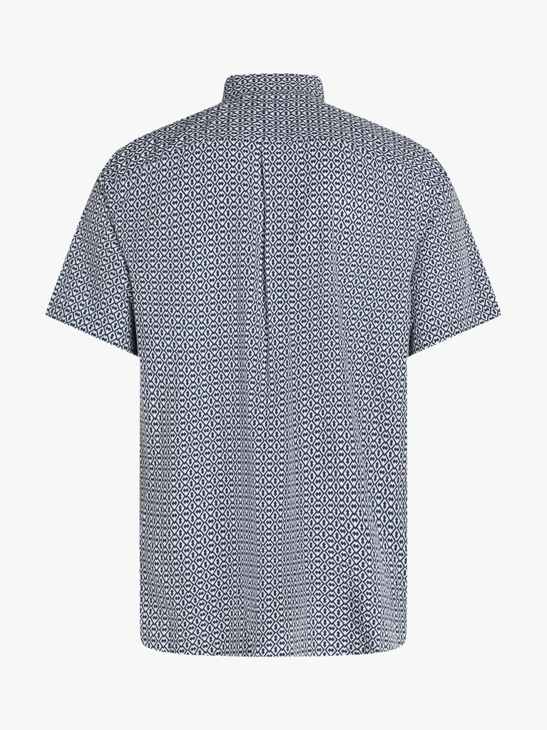 Multi Geometric Print Regular Fit Shirt  Men