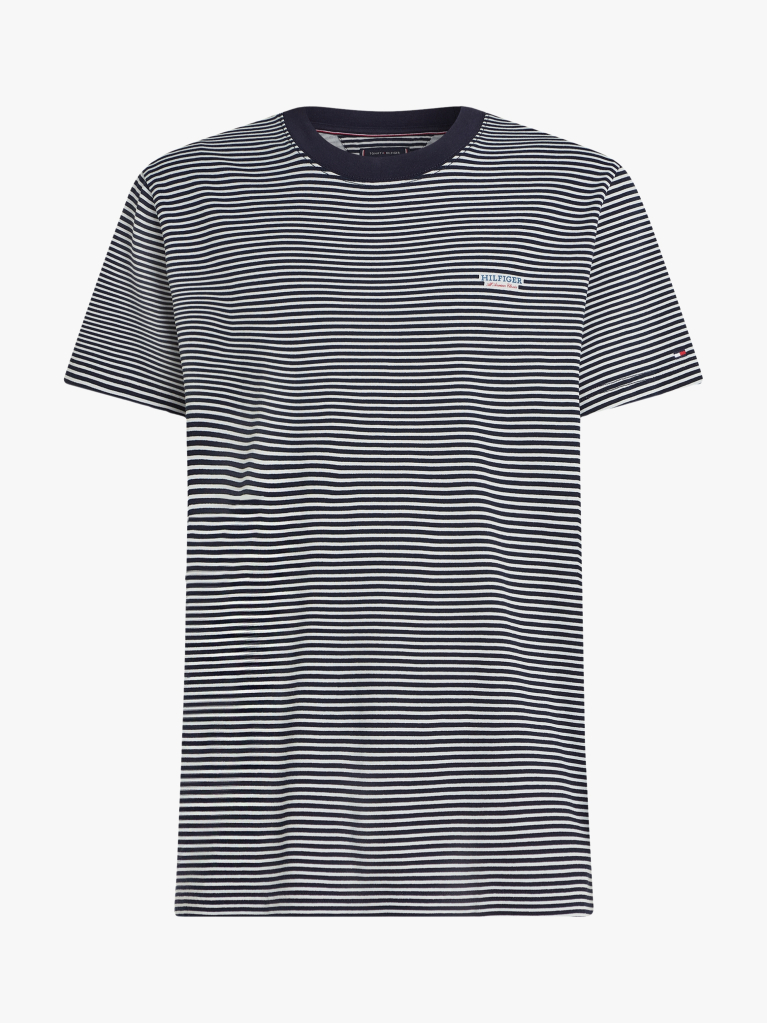Multi Monotype Stripe T-Shirt  Men