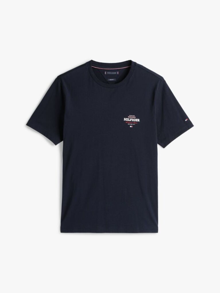 Blue Logo Crew Neck T-Shirt  Men