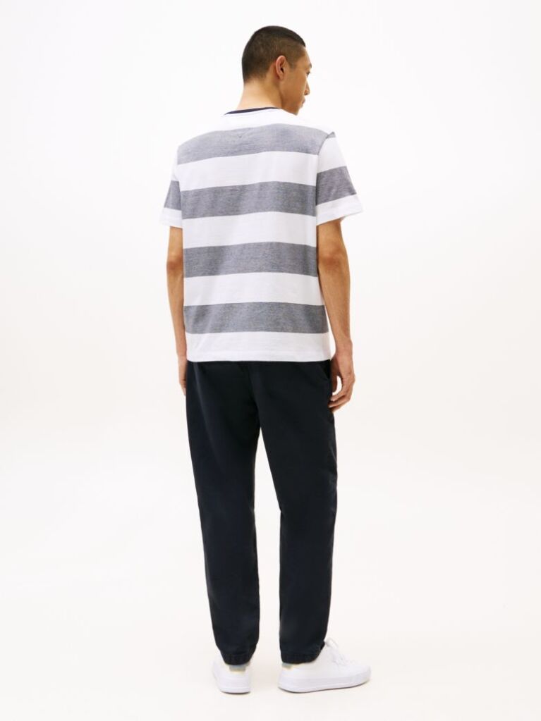 Multi Stripe Crew Neck T-Shirt  Men