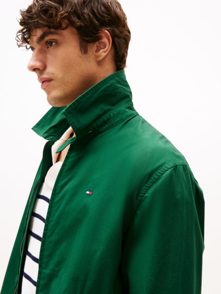 Πράσινο Ελαφρύ Ivy Jacket Σε Κανονική Γραμμή  Άνδρες