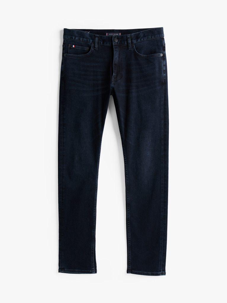 Blue Denton Straight Fit Jeans  Men