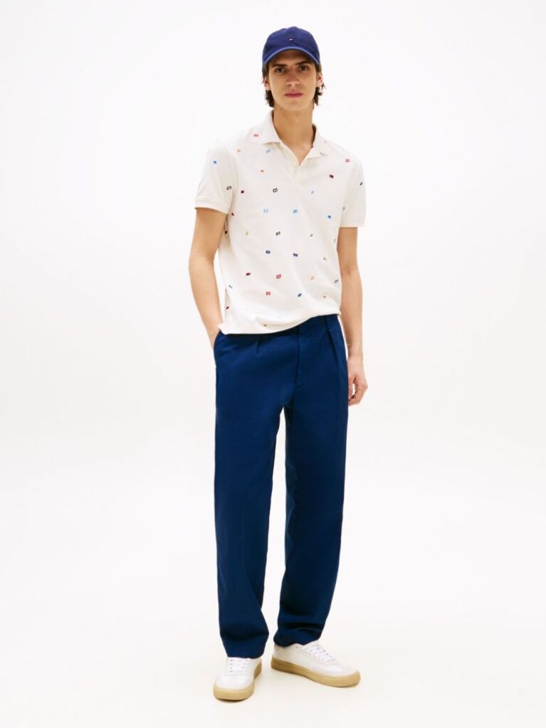 White Regular Fit Polo Shirt  Men
