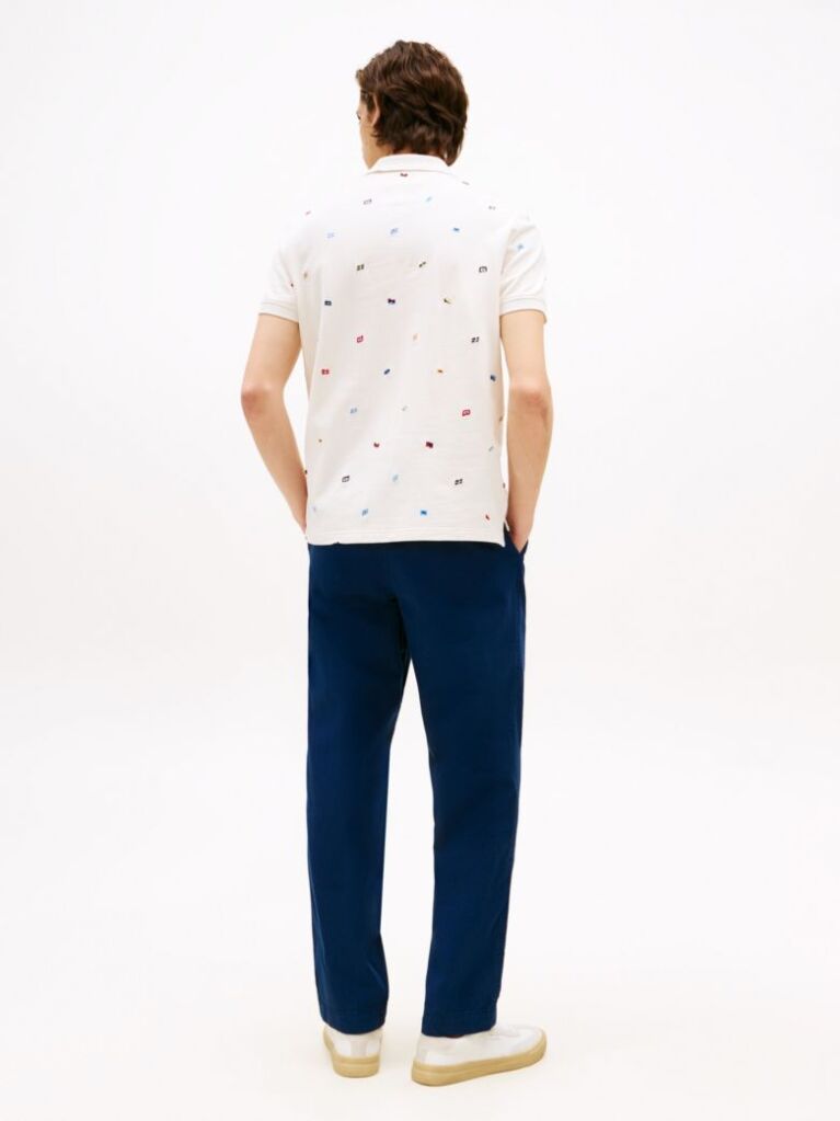 White Regular Fit Polo Shirt  Men