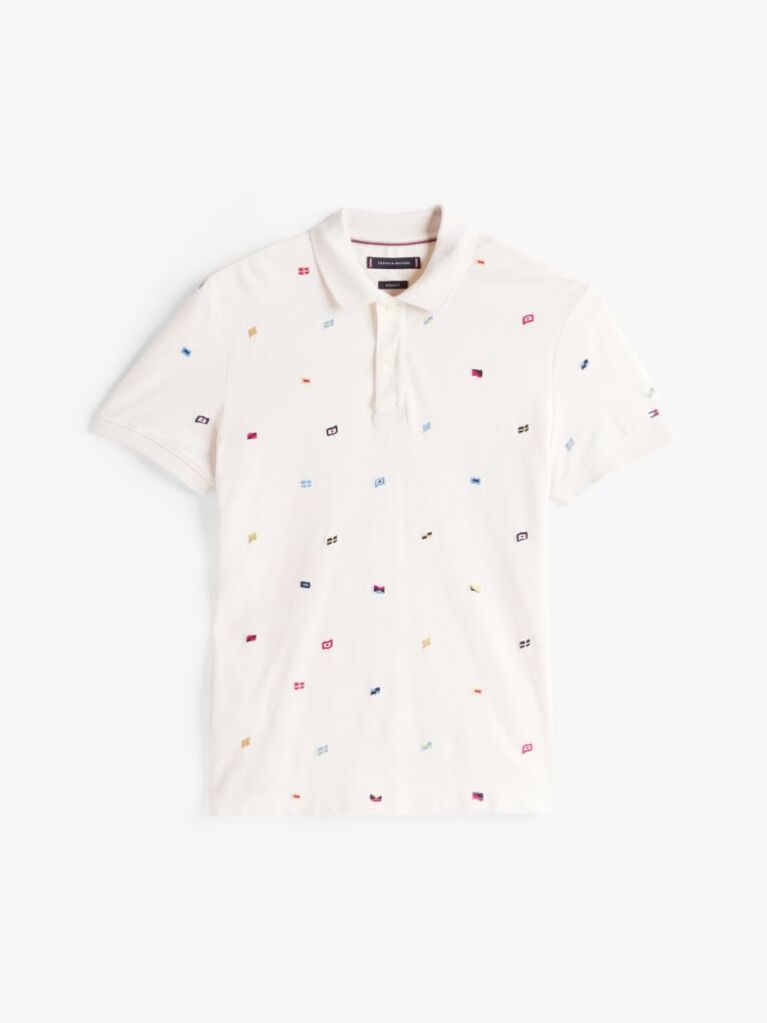White Regular Fit Polo Shirt  Men
