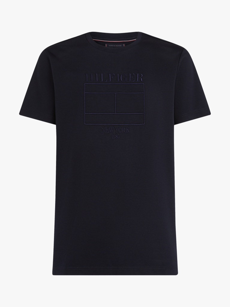 Blue Hilfiger Flag T-Shirt  Men