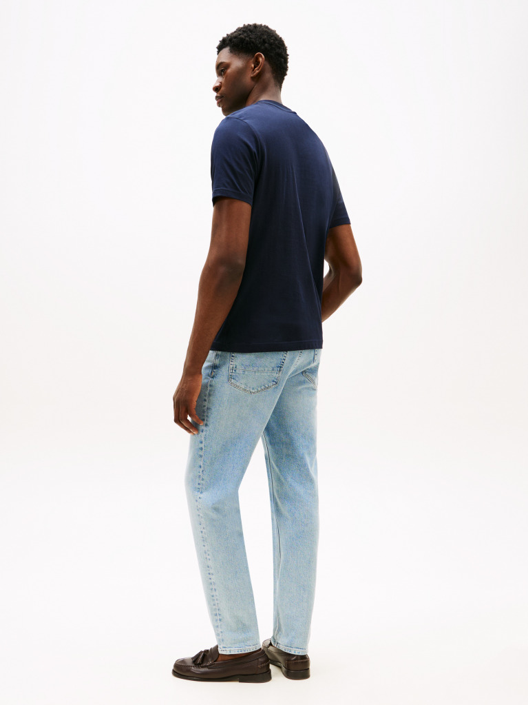 Blue Logo Crew Neck T-Shirt  Men