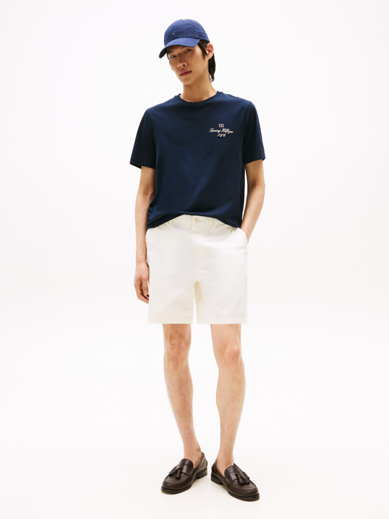 Blue Outline Flag NYC Logo T-Shirt  Men