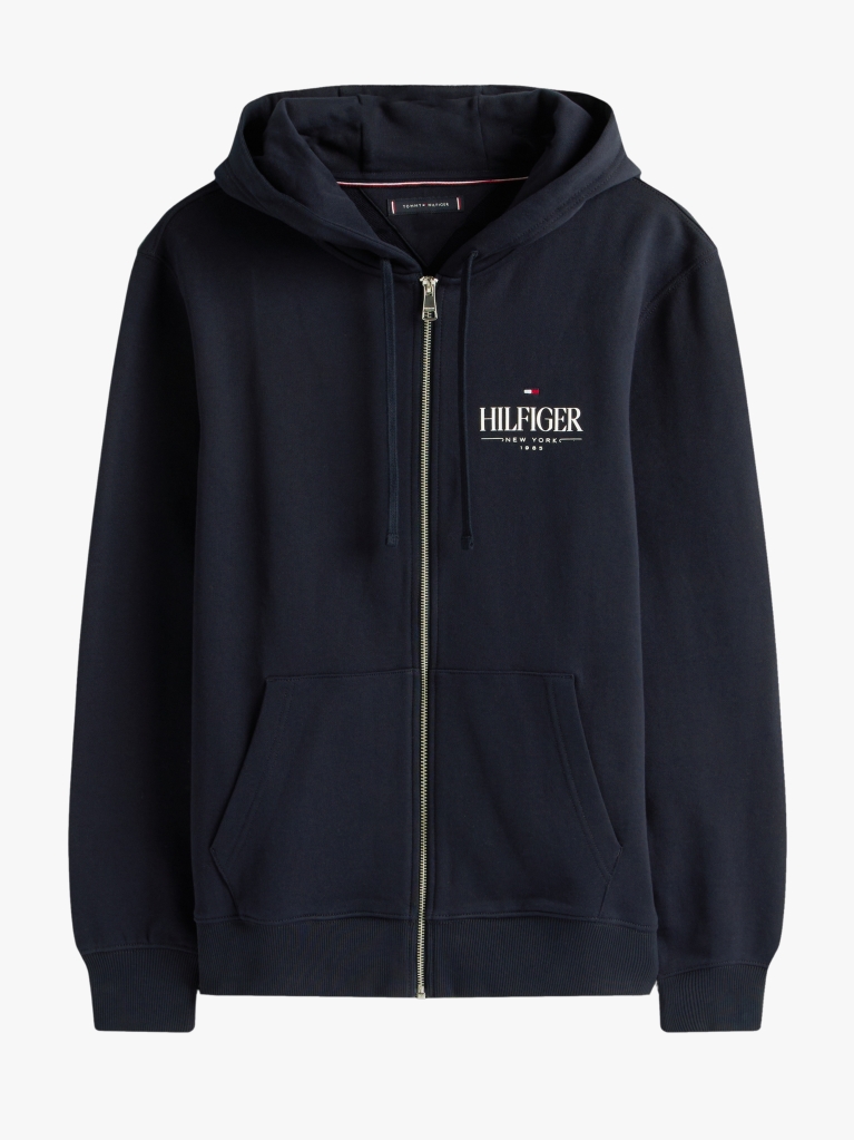Blue Hilfiger Stacked Hooded Zip Thru  Men