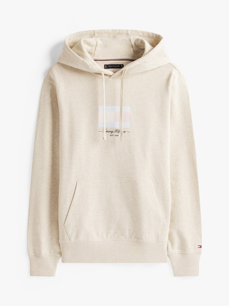Μπεζ Hoodie Με Σημαιάκι  Άνδρες