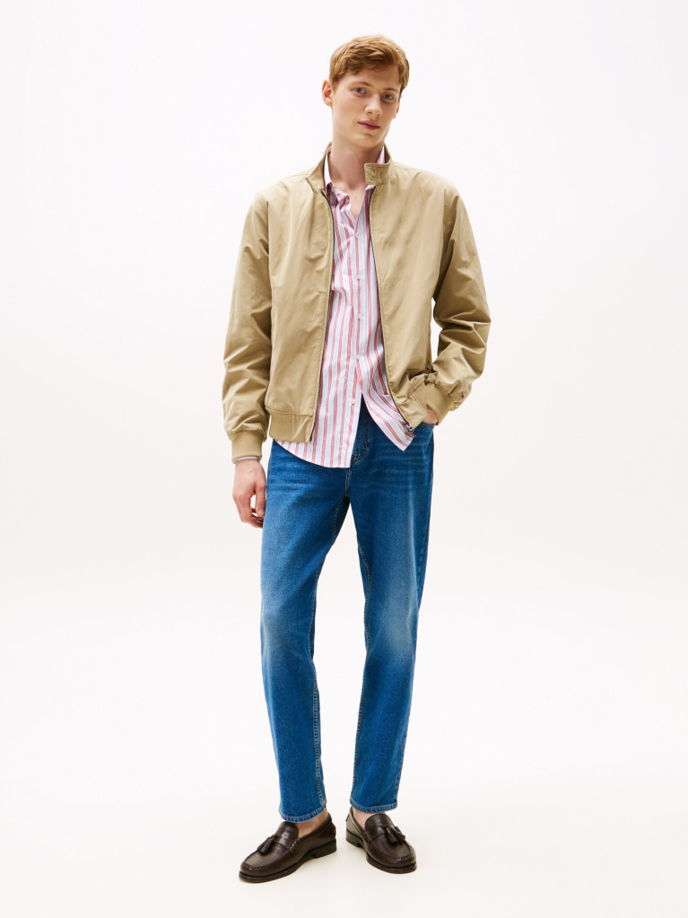 Blue Harlem Faded Tapered Jeans  Men