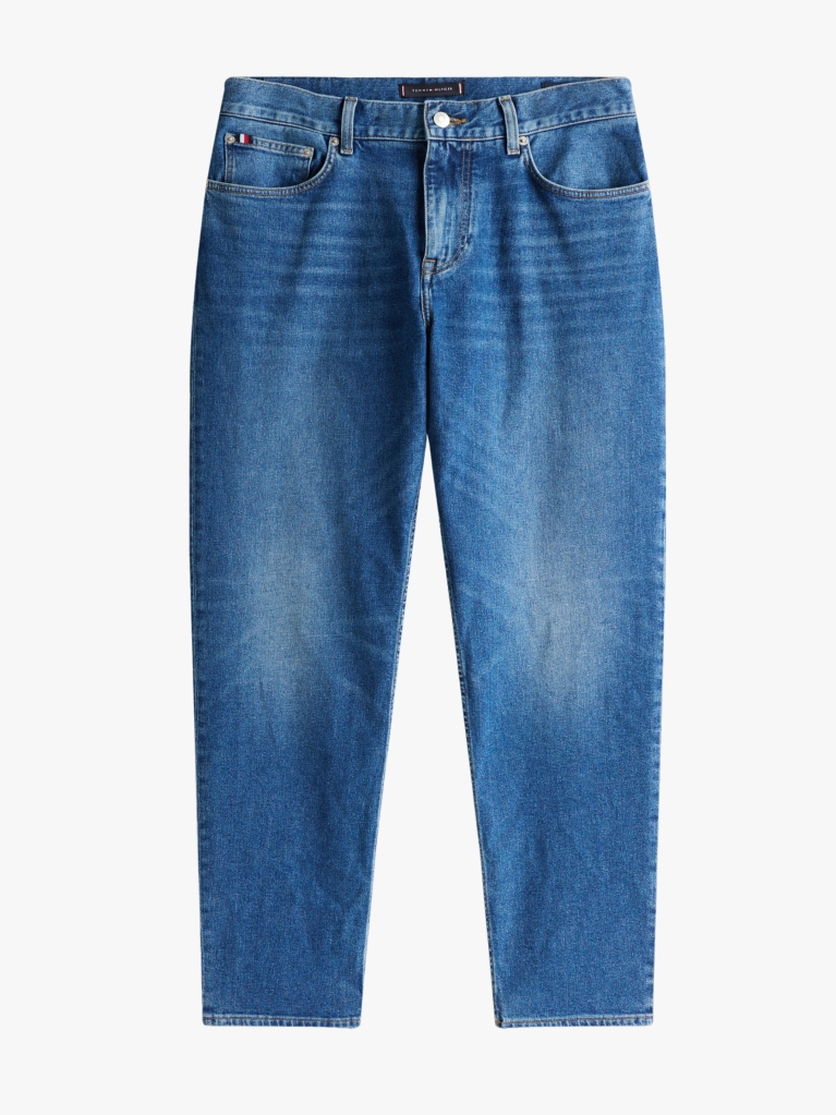 Blue Harlem Faded Tapered Jeans  Men