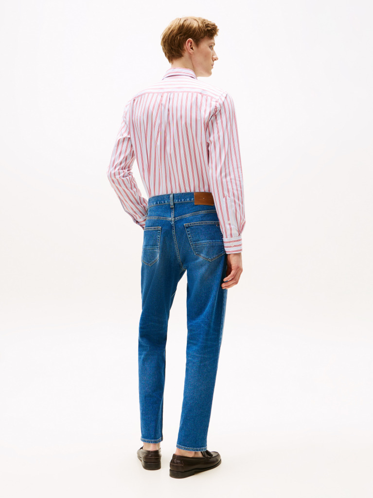 Blue Harlem Faded Tapered Jeans  Men