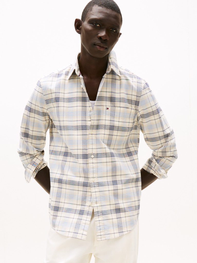 Multi Heritage Oxford Check Shirt  Men
