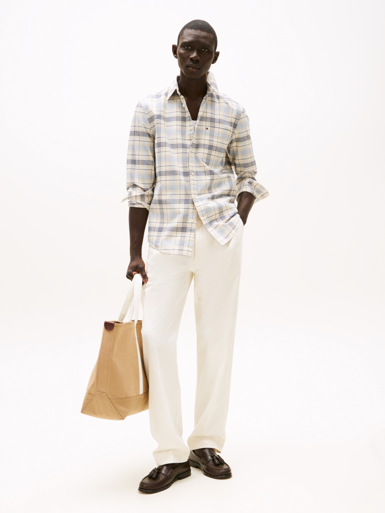 Multi Heritage Oxford Check Shirt  Men