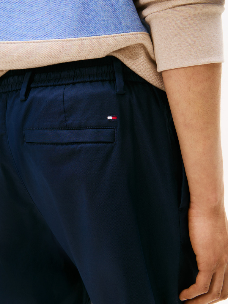 Blue Performance Harlem Tapered Twill Trousers  Men