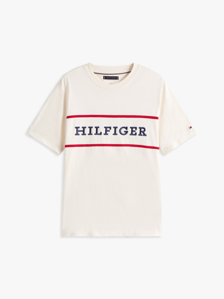 Μπεζ Americana T-Shirt Με Colourblock Σχέδιο  Άνδρες
