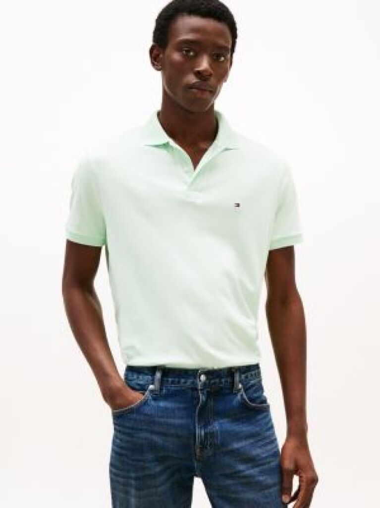 Green Regular Fit Polo Shirt  Men